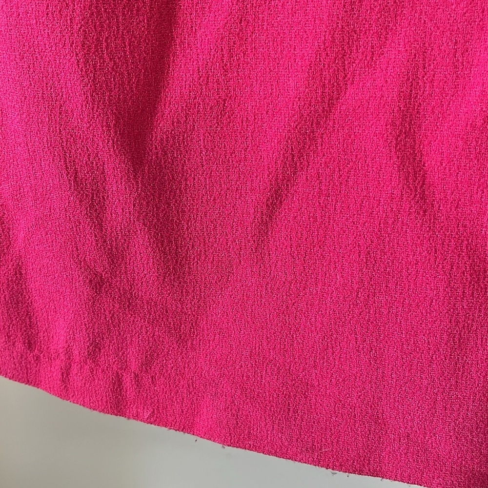 DRESS THE POPULATION Iris Slit Crepe Gown, Bright Fuchsia, Size XXL - Picture 13 of 13